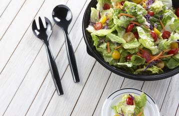 Salad Servers Sabert Serving Spoons & Forks 26cm Catering Buffet Food M8 